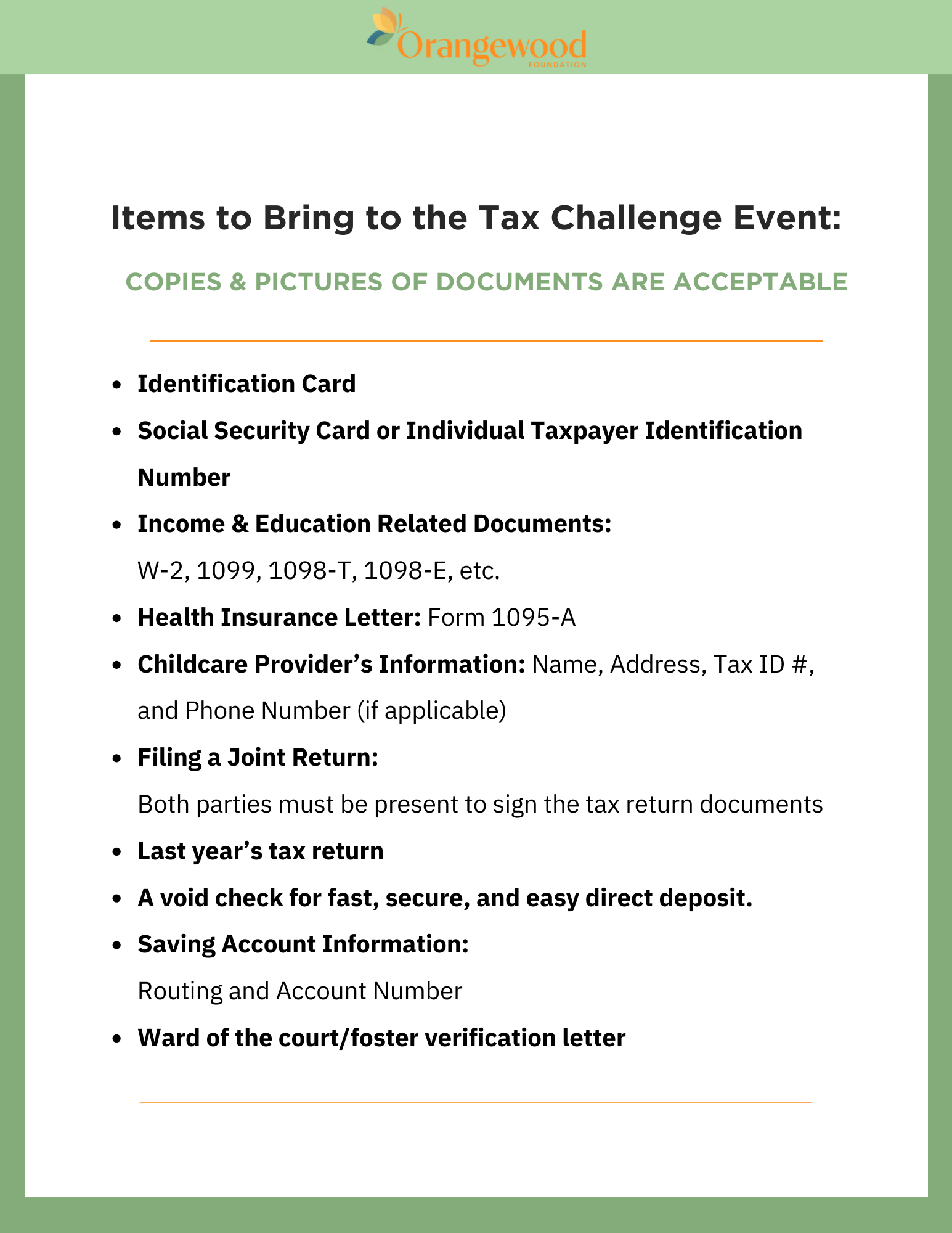young adult tax flyer 2